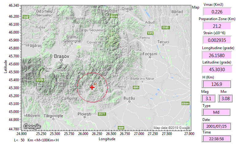 Vrancea Map