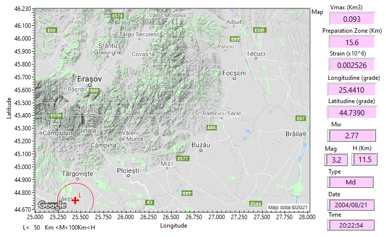 Vrancea Map