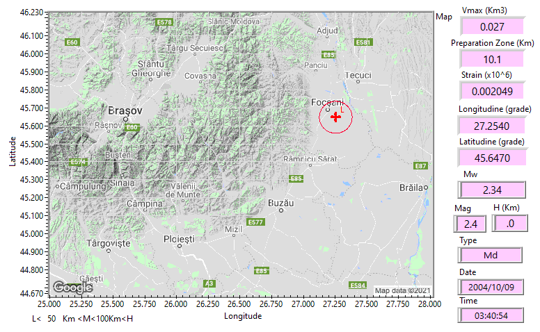 Vrancea Map