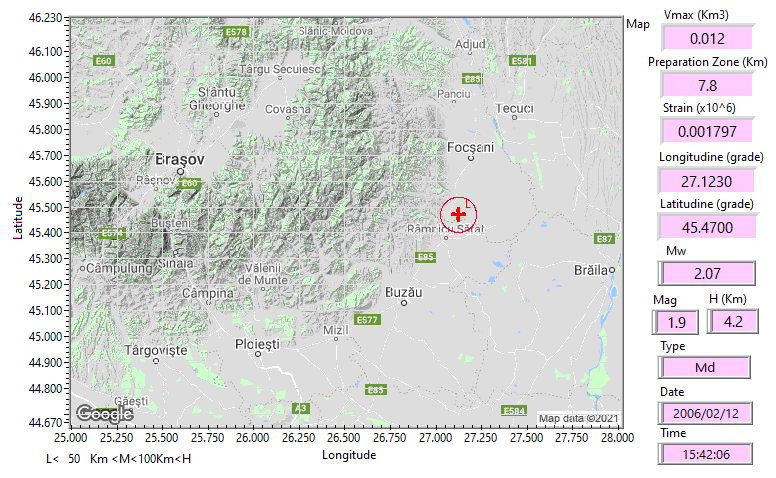 Vrancea Map