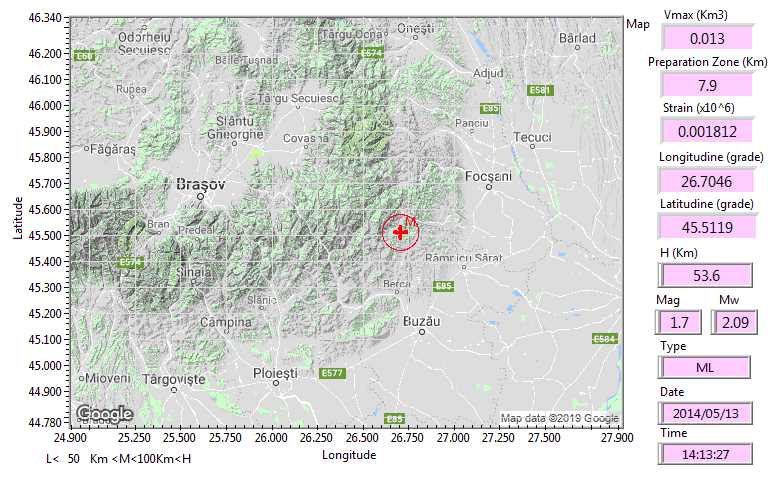 Vrancea Map