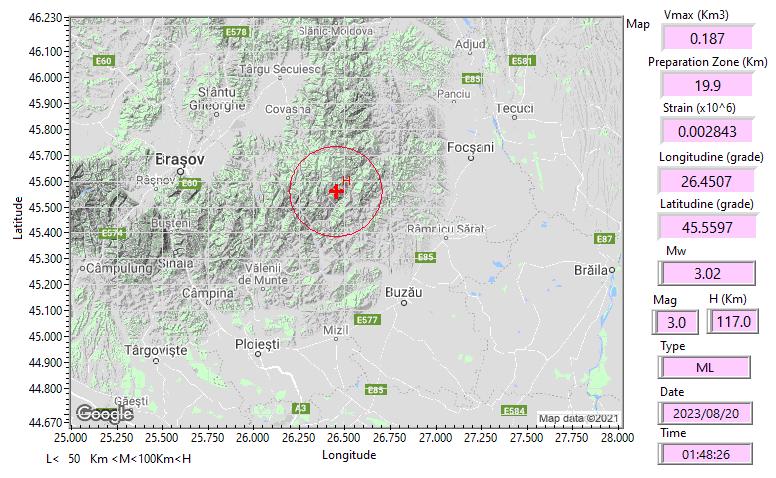 Vrancea Map