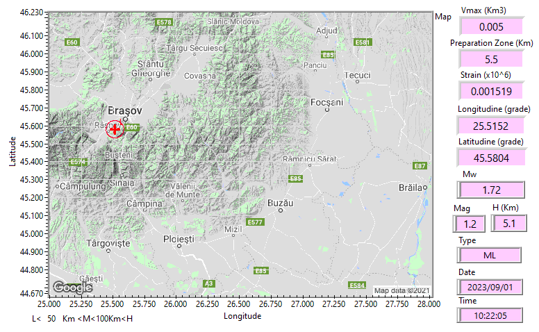 Vrancea Map