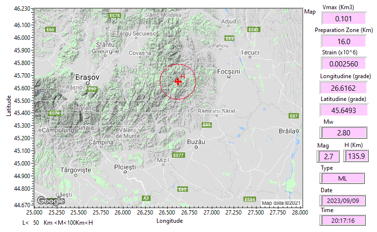 Vrancea Map