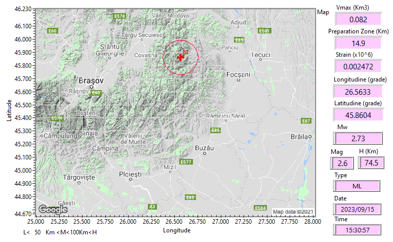 Vrancea Map