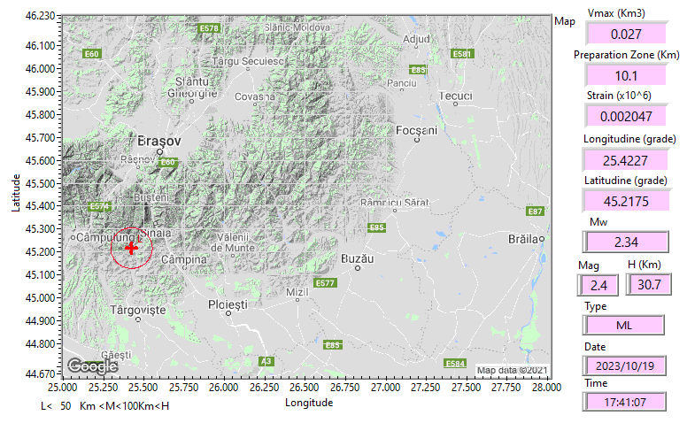 Vrancea Map