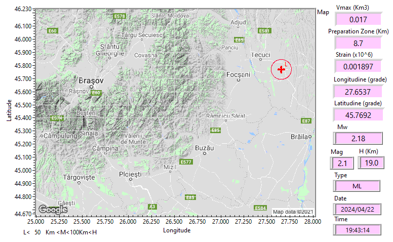 Vrancea Map