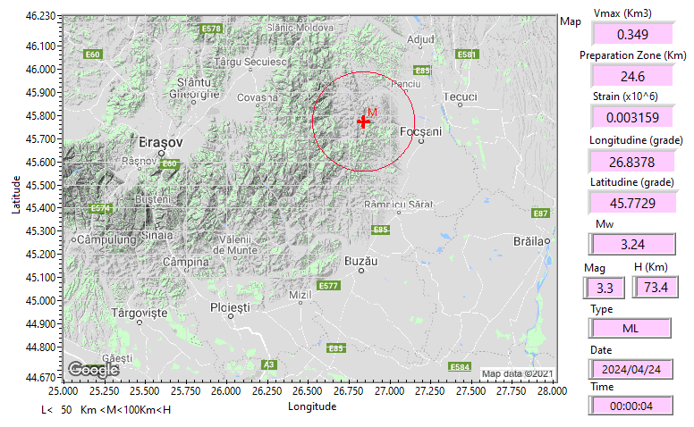 Vrancea Map