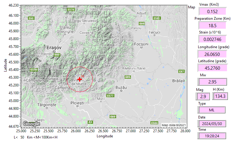 Vrancea Map