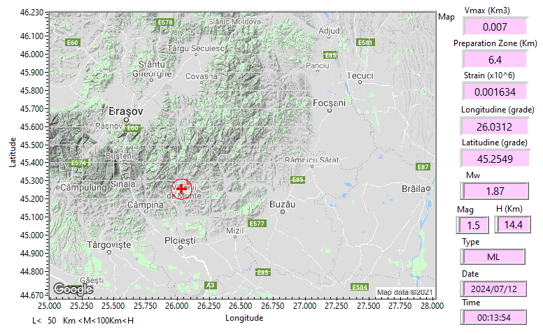 Vrancea Map