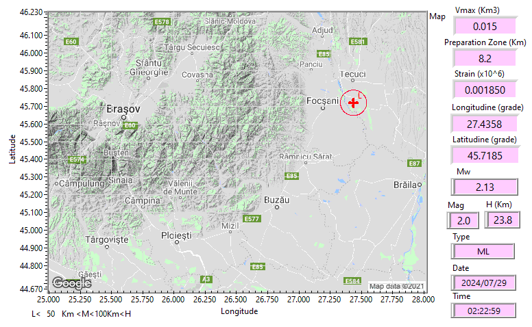 Vrancea Map