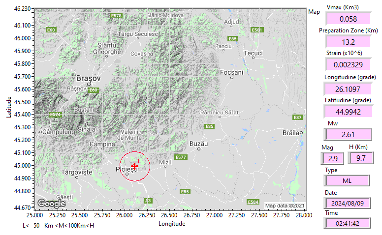 Vrancea Map