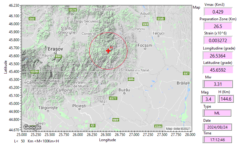 Vrancea Map