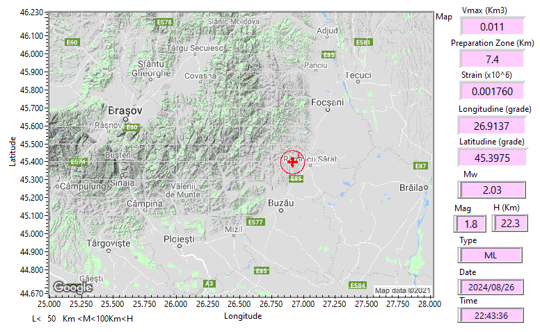 Vrancea Map