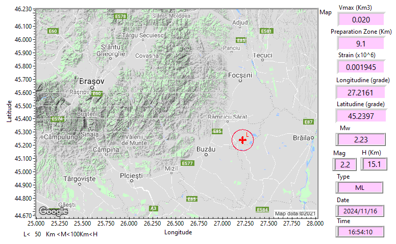 Vrancea Map