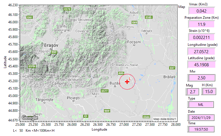 Vrancea Map