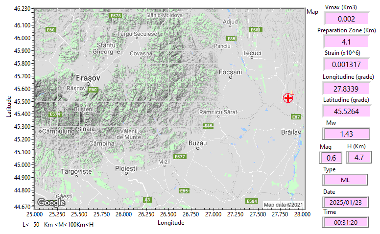 Vrancea Map